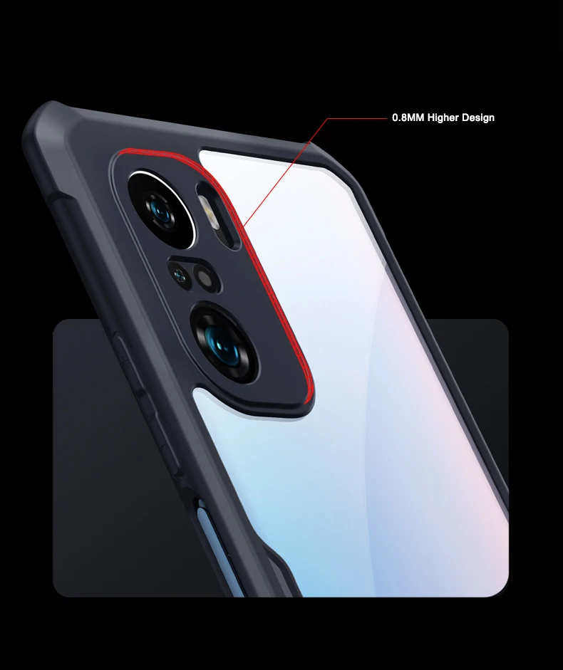 XUNDD Xiaomi Redmi Note 10 Shockproof Back Cover Case Price in