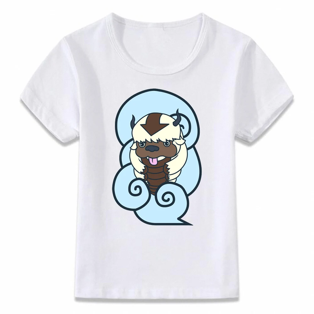 Детская одежда футболка с принтом Аватара "Повелитель стихий" Аанге и Appa «Мой сосед Тоторо» для мальчиков и девочек, футболка для малыша - Цвет: 5O021U