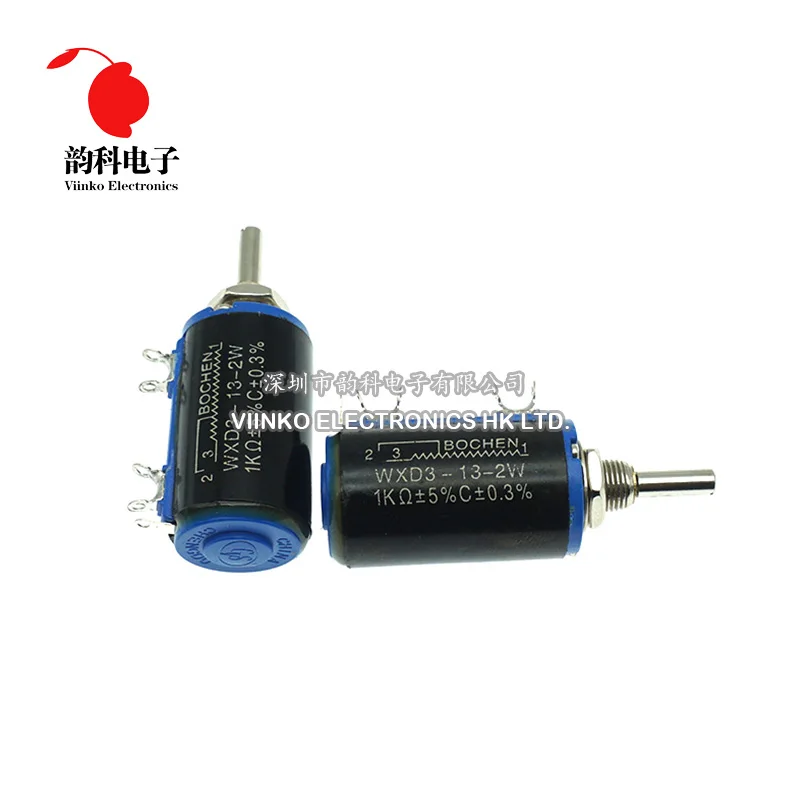 1 шт. WXD3 13 2W 100 200 220 470 680 1K 2 K 3 4 7 5 6 8 10K 22K 33K 47K 100K Ohm Вт проволочный