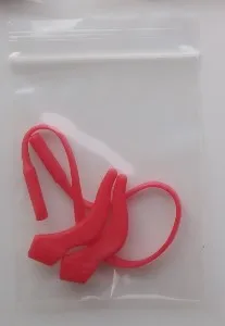red Линзы для очков спортивные силиконовые противоскользящие дужки вышлите ваш заказ прямо к этому поставщику ушной крючок и шнуры комплект храм шкафчик - Цвет: red
