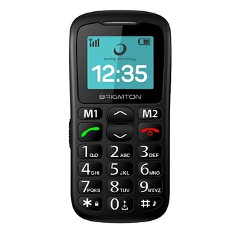 

Brigmton BTM-11 phone mobile 4,32 cm (1.7 ") 85 g black phone for seniors