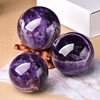 Esfera de amatista Natural para el sueño, Bola de masaje, Reiki, curación, decoración para el hogar con piedras regalos exquisitos, recuerdo, 1 ud. ► Foto 2/6