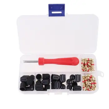 

Valve Core Removal Tool Set Practical Valve Key Wrench Mounting Tool for Auto Car Bicycle (Set 5)