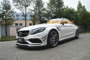 

Fit for Mercedes Benz W205 C63 fender trim carbon fiber rear bumper trim