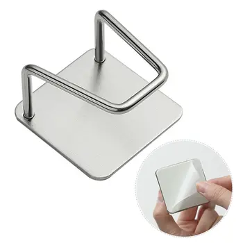 

Kitchen Stainless Steel Sponges Holder Self Adhesive Sink Sponges Drain Drying Rack Kitchen Sink Accessories storage Organizer