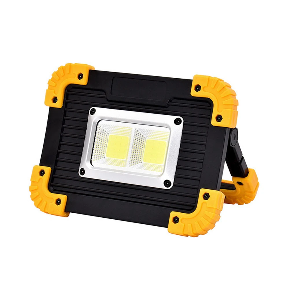 

New LED Rechargeable 20W COB Light Portable Spotlight Work Light Outdoor Camping Lantern Searchlight Flashlight Hand Lamp