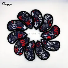 [5 цветов] череп Утюги Для Гольфа Головные уборы водонепроницаемый нейлон Гольф железные крышки# 3-9PAS полный комплект 10 шт./партия