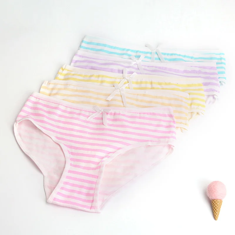 Японские Аниме стиль Лолита девушки Интимные Трусики Трусы с бантом для женщин