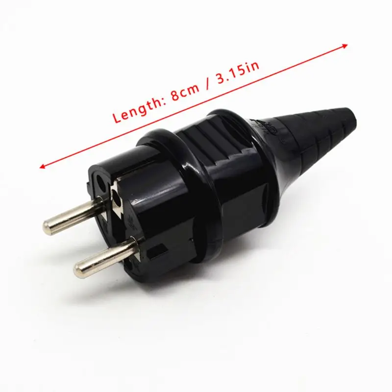 ЕС 16A 250V Франция Заземленный Мощность Кабельный разъем шнура конвертер