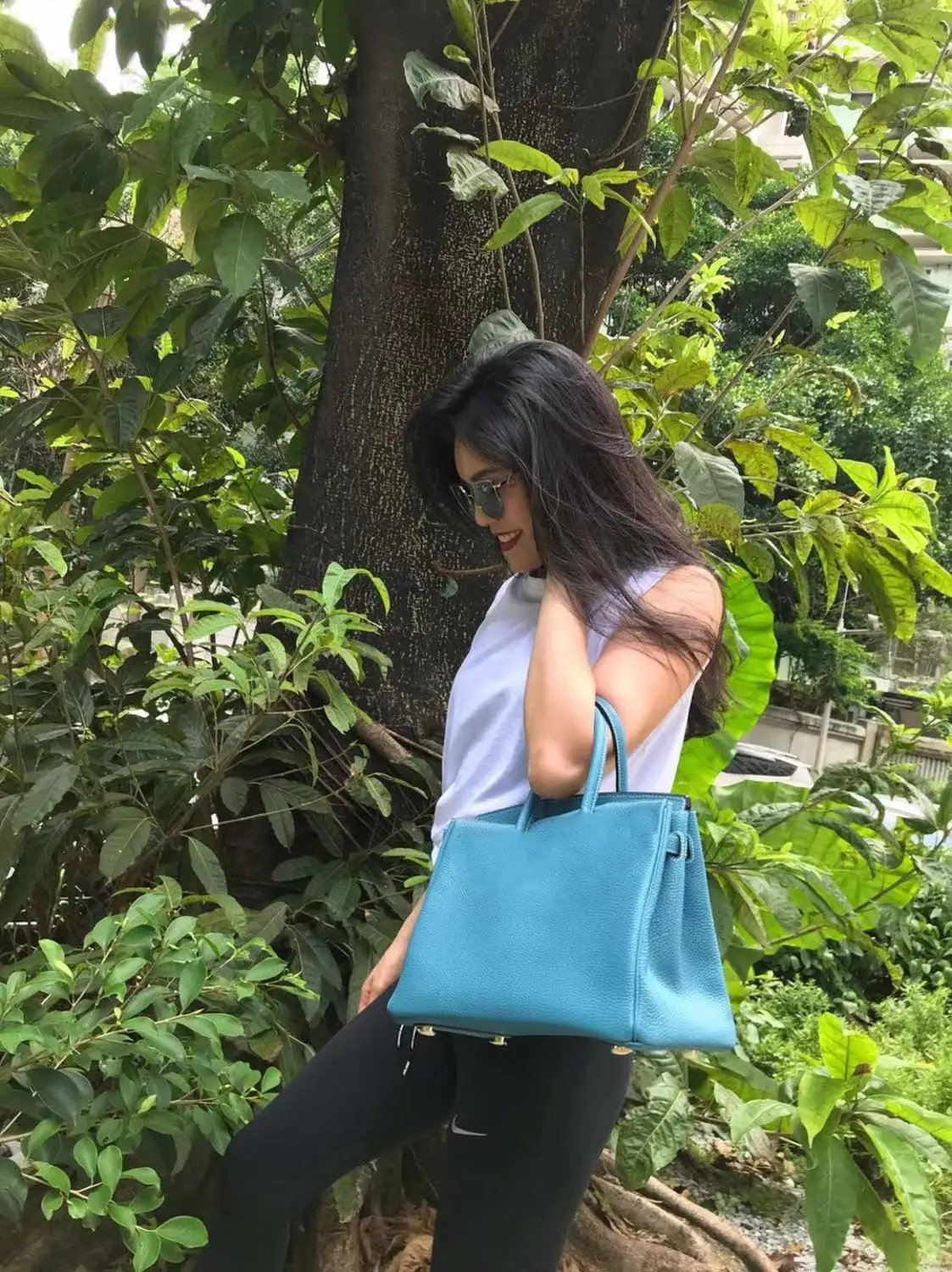 

Free Shipping EMS 2019 new fashion High quality women's leather handbag women's shoulder bag Messenger bag Top-Handle Bags