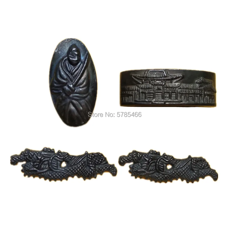Комплект из сплава Tsuba Guard для японского самурайского меча катаны фитинги