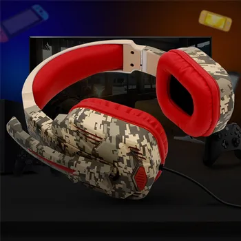 

Professional Noise Reduction Gaming Headset Adjustable Stereo Headphone with Mic for Nintendo Switch PS4 PC XBOX One