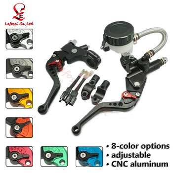 

7/8" 22mm CNC Front Black Brake Clutch Master Cylinder For Honda CBR400 CB400 CB750 CBR1000RR 2008 09 10 11 12 13 14 15 16 2017