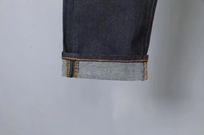 Evisu Осенние повседневные дышащие высококачественные модные мужские штаны теплые джинсы Прямые мужские брюки для отдыха с принтом E6016