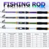 Sougayilang Top Quality 1.8M-3.3M Portable Telescopic Carp Fishing Rod Hard FRP Carbon Fiber Fishing Rod Sea Rod ► Photo 3/6