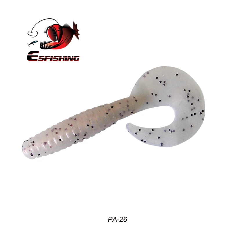 ESFishing Шад приманка для рыбалки JKCT80 80 мм 5g 6 шт. Rubbler для рыбалки, дергающаяся приманка "Щука" форель морская
