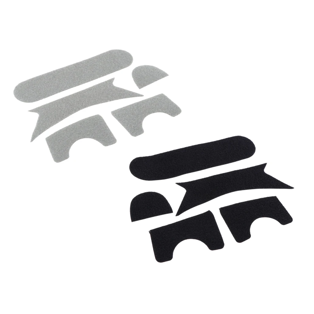 

2 set Helmet Replacement Exterior Padding Adhesive Sticker Hook And Loop Fastener Set for Game Helmets