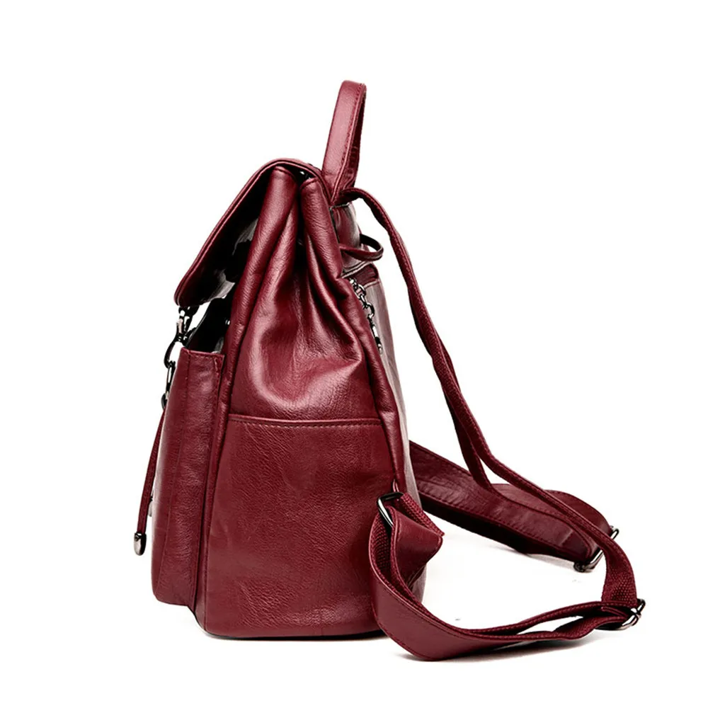 Женский рюкзак, рюкзак из натуральной кожи для девочек-подростков, женские школьные сумки через плечо для женщин, Mochila Feminina