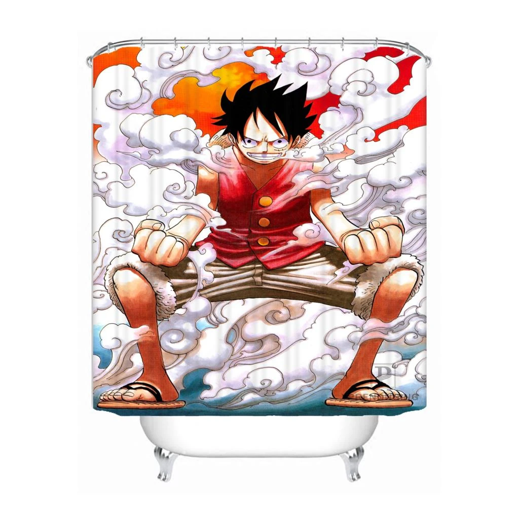 Custom Anime Shower Curtain One Piece Dragon Ball Z Bleach Fairy Tail Naruto Characters Shower Curtain 21 Shower Curtains Aliexpress