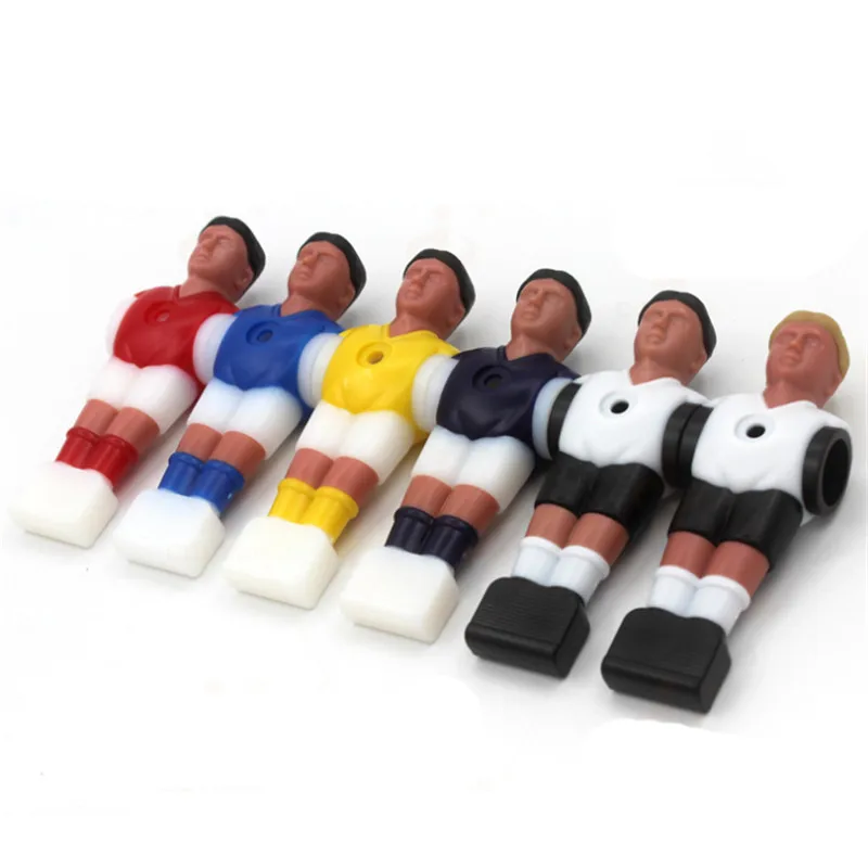 11Pieces 5 Colors Top Quality kickers Soccer Table Player Foosball Soccer Vivid Character Design For Mini-foosball-table