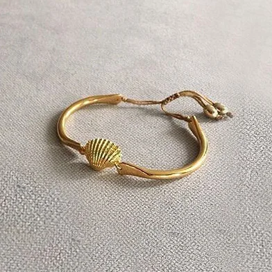Bileklik pulseras Mujer hombre puka PORCELEINSLAK shell armbanden voor vrouwen Подарочная бижутерия sieraden богемные boho armbanden armb - Окраска металла: Золотое шампанское