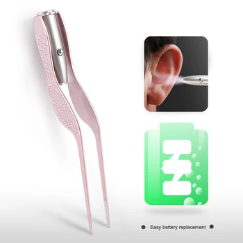 

Hot sale Ear Cleaner with Light for Children Adult Elderly Ear Wax Remove Tool Ear Pick
