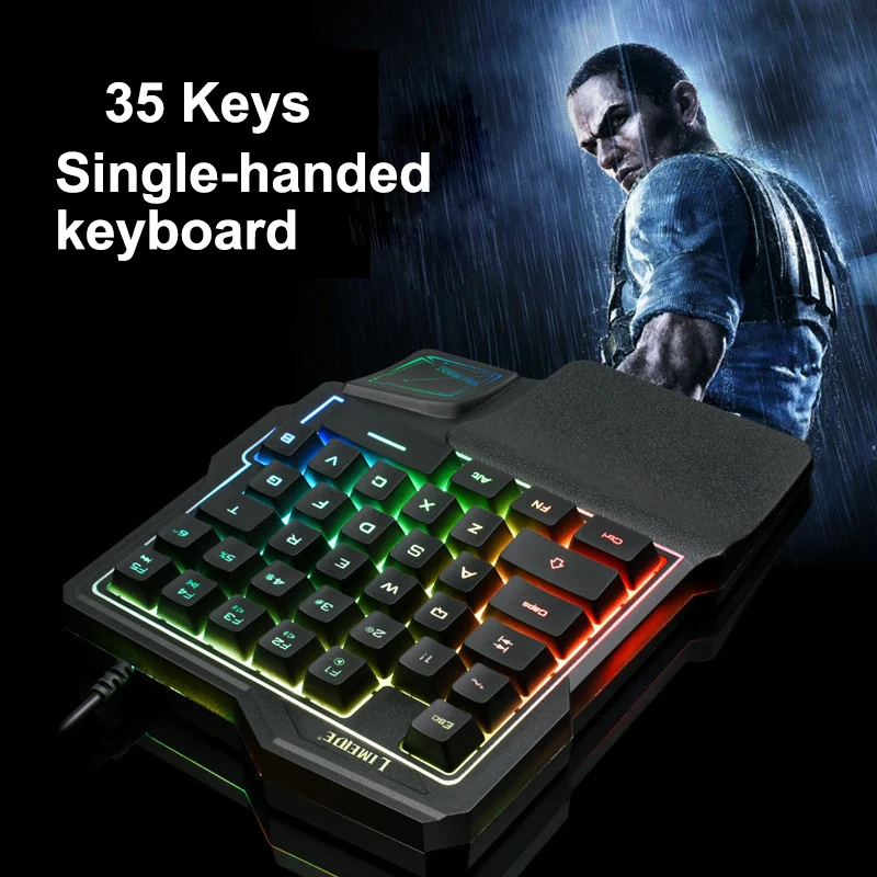 Клавиатура игровая Механическая Проводная с RGB подсветкой 35 клавиш|Клавиатуры| |