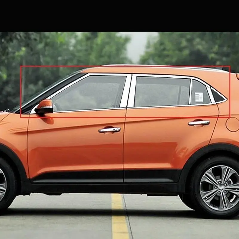 Автомобильная автомобильная хромированная фара с корпусом окна задняя Внешняя