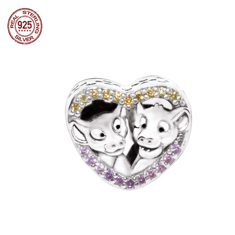 

New 925 Sterling Silver Nokk Horse Charm Beads Fit Original Pandora Bracelets Women DIY Jewelry 2019 New Original Gift