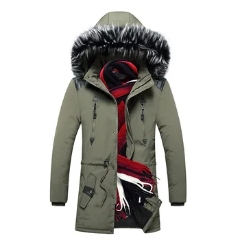 

2019 New Casual Long Winter Jacket Men