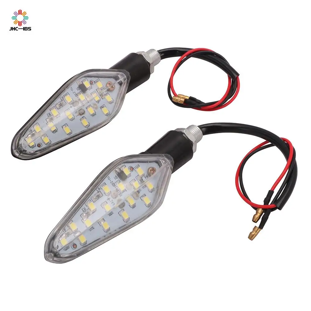 Мотоцикл 2 шт. 12V Универсальный светодиодный световые указатели поворота мигалка белый светильник мигалки светильник ing аксессуары