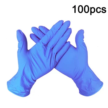 

Spain Fast Delivery 100Pcs Universal Super Flexible Disposable Latex Gloves Left And Right Hand Glove For Car Home Cleaning Tool