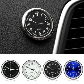 

Car Clock Luminous Mini Automobiles Internal Stick-On Digital Watch Mechanics Quartz Clocks Auto Ornament Car Accessories Gifts