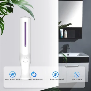 

2 pcs Portable UV Efficient Lamp Disinfection Ozone Sterilizer Light Home Kill Mite Sterilization Ultraviolet Tube Lamps