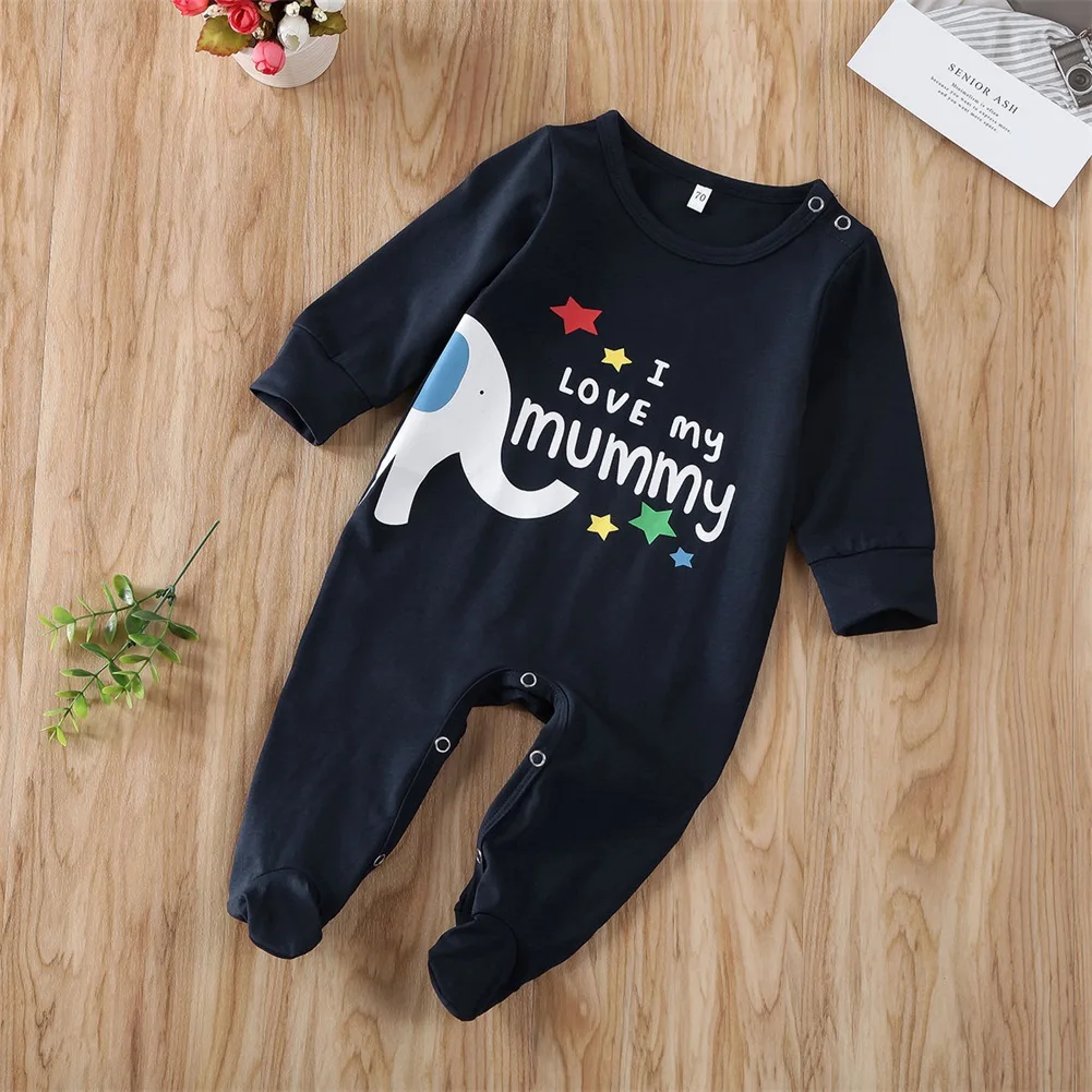 Ползунки для новорожденных мальчиков и девочек; комбинезон с длинными рукавами; цельнокроеная одежда; одежда для маленьких мальчиков