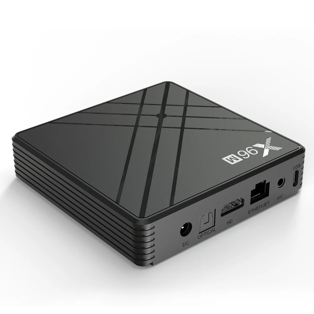 X96M Смарт ТВ приставка Android Allwinner H603 Cortex-A53 четырехъядерный 64 бит 2 Гб ram/16 ГБ rom 2,4G WiFi Поддержка HD медиаплеер