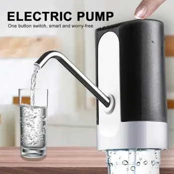 

Bottled Water Pump Bottled Dispenser Pump Electric Water Pump 304 Stainless Steel 1200mAh 4W Rechargeable Creative Portable