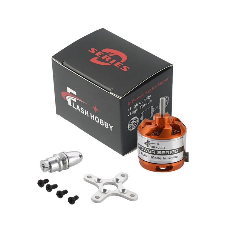 Мини бесщеточный двигатель постоянного тока FlashHobby D2826 930KV 1000KV 1400KV 2200KV для лодки с