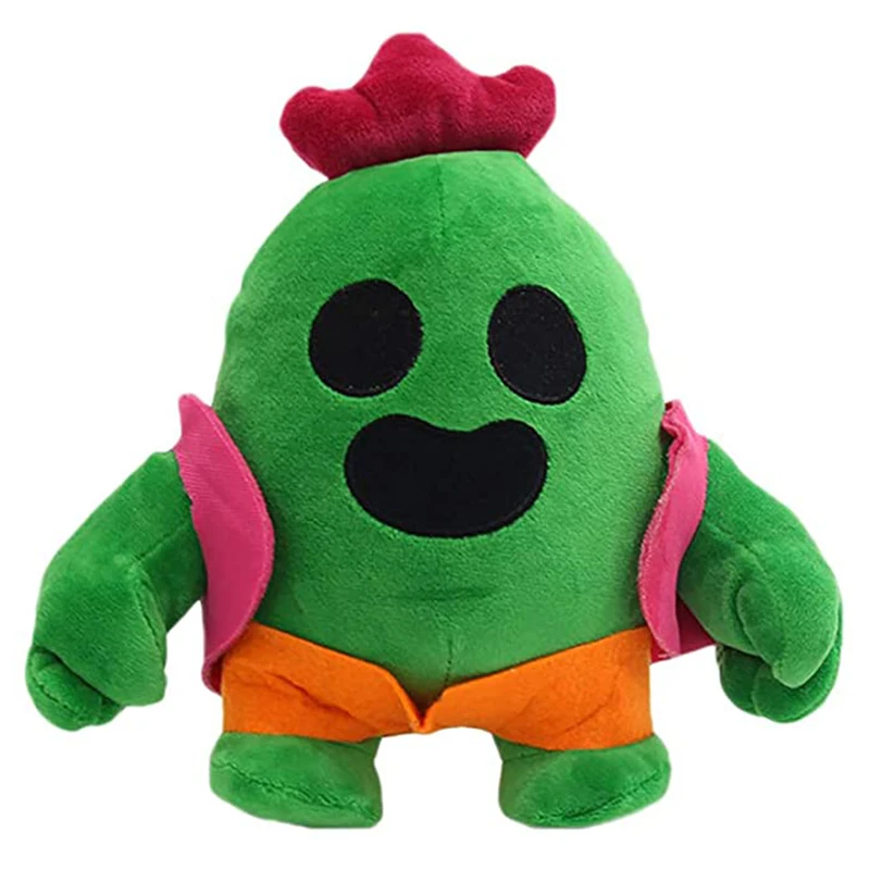 

New Brawling Stars Game Plush Dolls Heros Figure Spike Toys Ornaments PP Cotton Cactus Plush Doll Children for Birthday Gifts