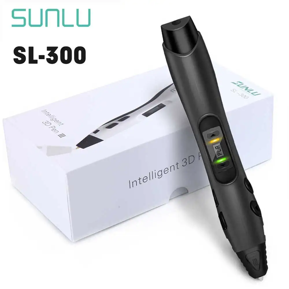 SUNLU Magic 3D ручка SL-300 черный Цвет печати ручек Поддержка PLA/ABS нити 1 75 мм для