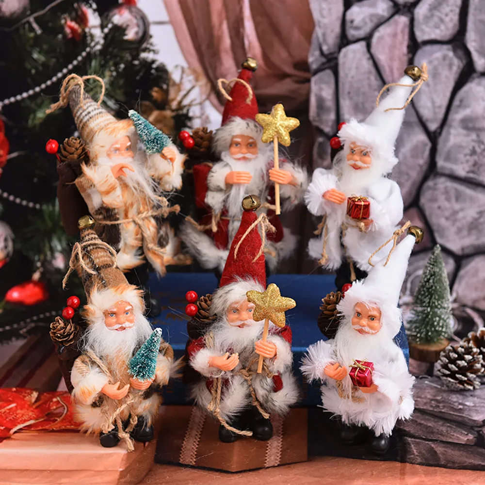 

Christmas Ornaments Doll Decorations For Home Tree Decor Candy Bag Ornaments Xmas Decor Santa Claus Party Decor New Year 2020
