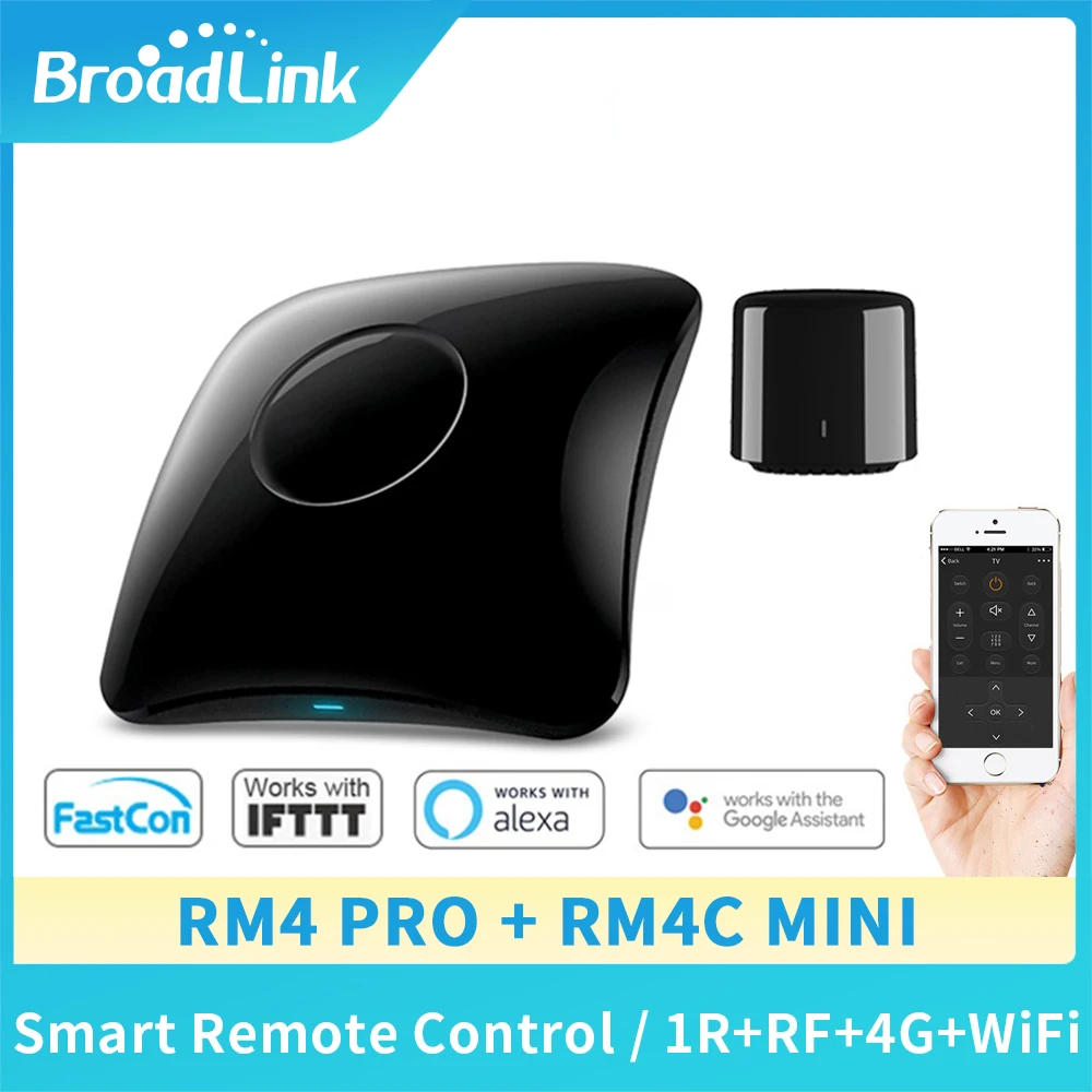Универсальный Интеллектуальный дистанционный контроллер Broadlink RM4 Pro RM4C Mini 2020