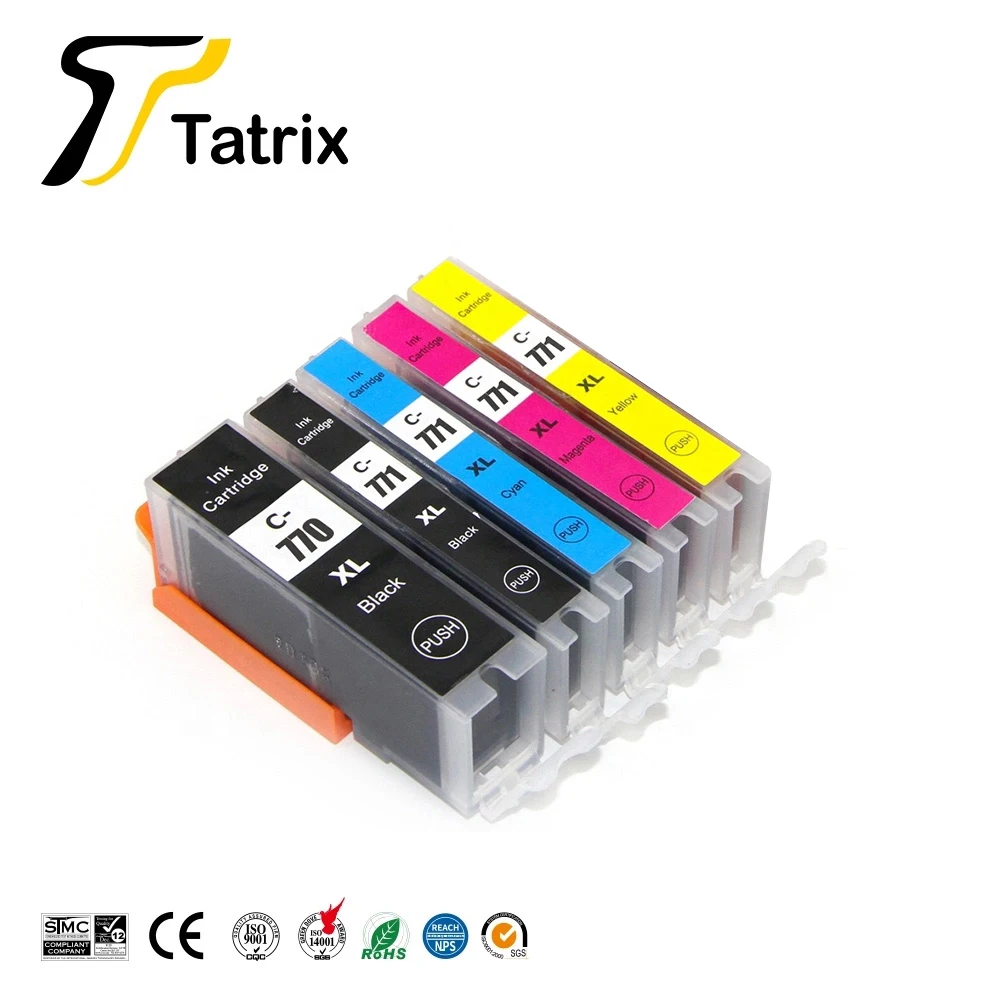 Для Canon PGI770XL CLI771XL PGI770 CLI771 чернильный картридж для PIXMA MG5770/MG6870/MG7770 TS5070/TS6070/TS8070 |
