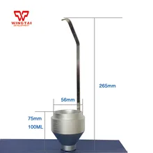 Miarka przepływu Din 4 dla każdego rodzaju lepkości płynu tanie tanio Viscosity cup CN (pochodzenie) 100 ml aluminium alloy stainless steel 96-683 cSt