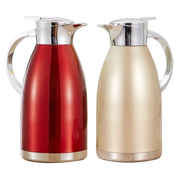

2L Stainless Steel Vacuum Flask Coffee Hot Drinking Water Container Pot Double Insulation Thermose Bottle Kettle 425C