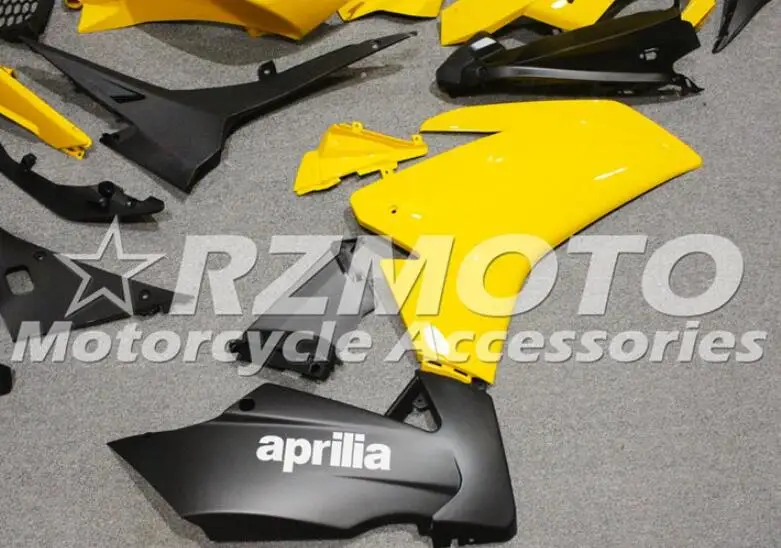 Литьевая Форма ABS полный обтекатель комплект подходит для Aprilia RS4 50 125 2012 2013 12 13 14 15 на заказ черный желтый