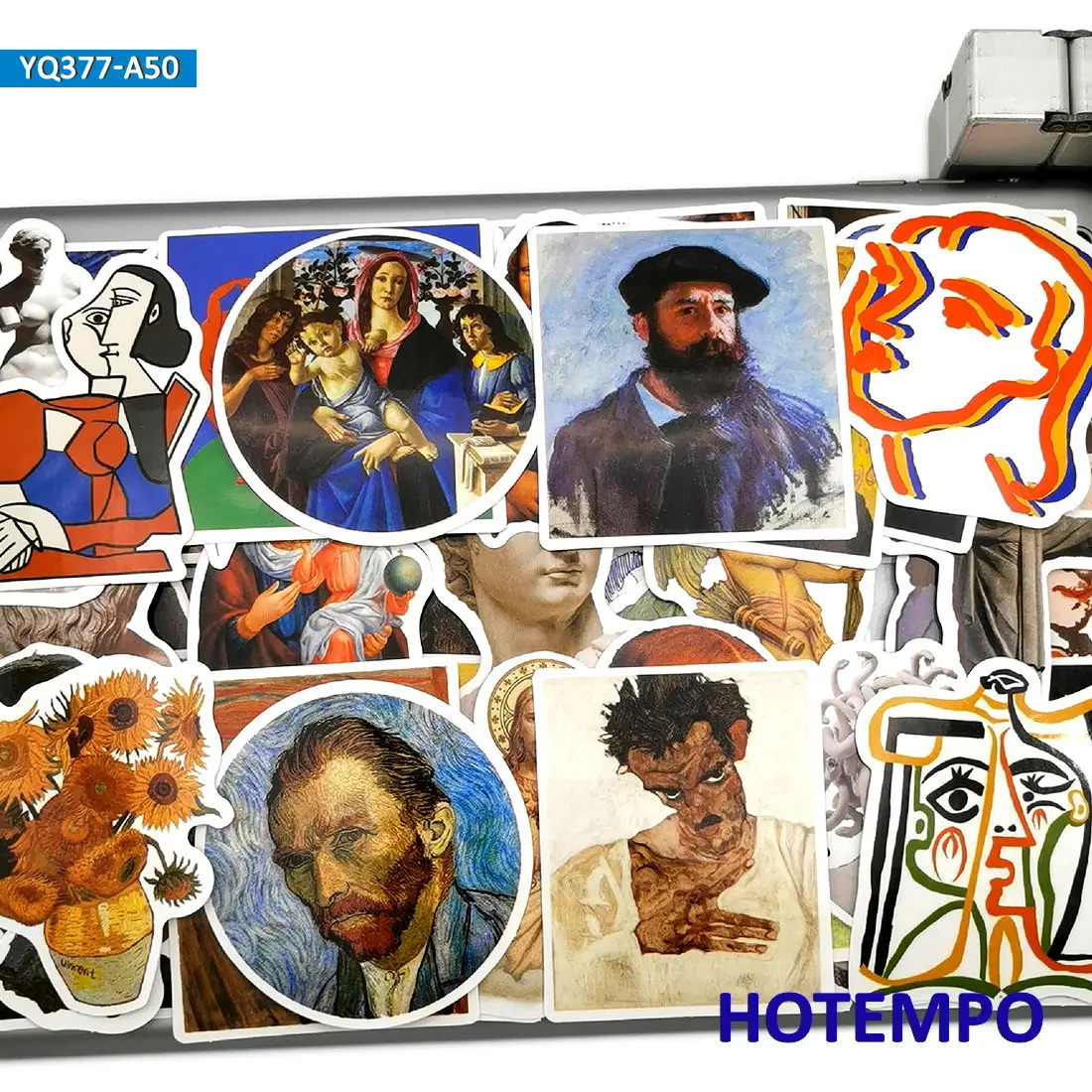 50pcs Oil Painting Style Art Artist Van Gogh Stickers Toys for Kid Mobile Phone Laptop Luggage Case Skateboard Car Decal Sticker 50pcs Oil Painting Style Art Artist Van Gogh Stickers Toys for Kid Mobile Phone Laptop Luggage Case Skateboard Car Decal Sticker