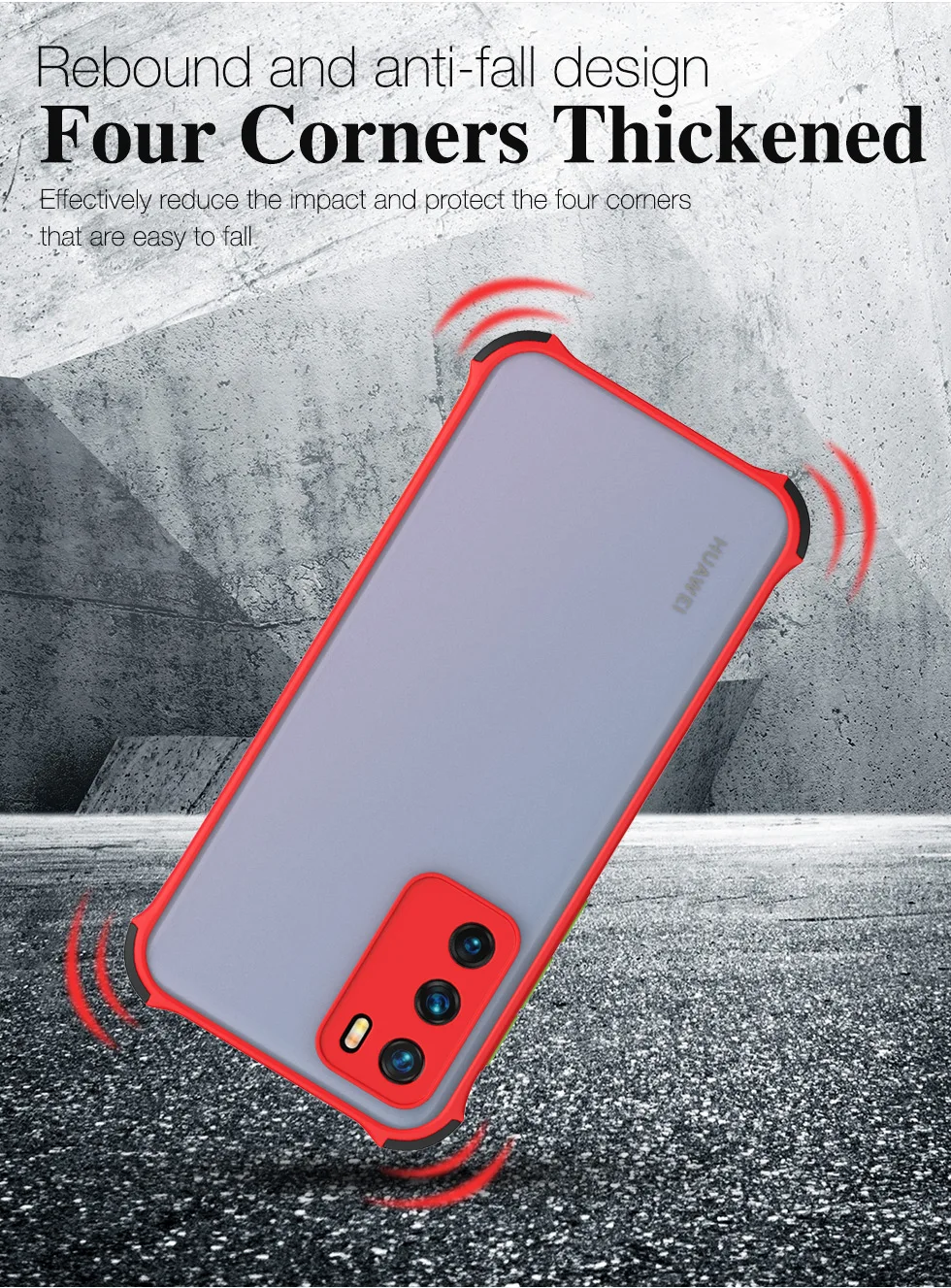 Super Shockproof Case For Huawei P30 P40 Pro Lite Mate 20 30 Honor 30s Nova 5 6 7 5T 7i SE Mobile Phone Cover Matte Shell Bumper cute huawei phone cases