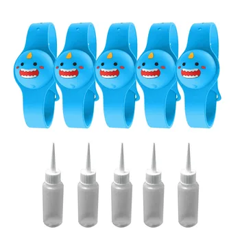 

Hand Sanitizer Disinfectant Sub-packing Silicone Bracelet Wristband Hand Dispenser Wearable Hand Sanitizer Dispenser Pumps kids