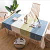 Plaid Decorative Linen Tablecloth With Tassel Waterproof Oilproof Thick Rectangular Wedding Dining Table Cover Tea table cloth ► Photo 2/6